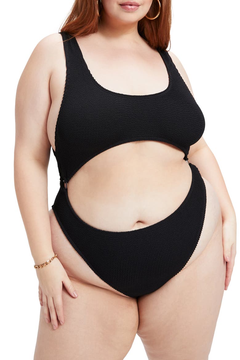 Always Fits One-Piece Swimsuit, Alternate, color, BLACK001