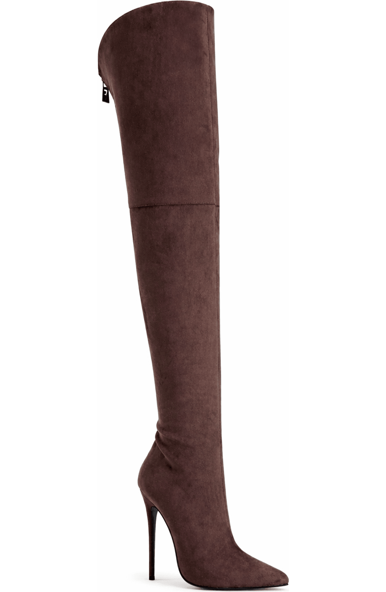 FEMME The Scorpio Suede Thigh High Boot, Alternate, color, Suede Coco