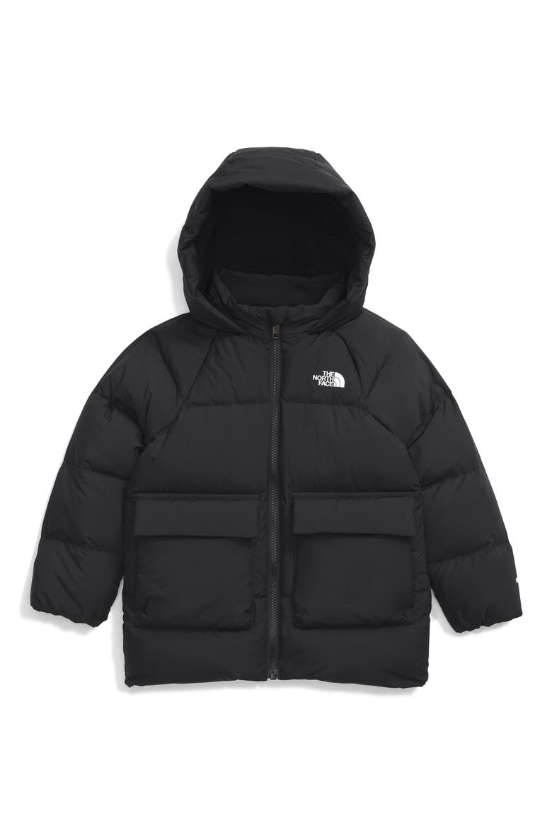Kids' North Down Fleece Lined Parka, Main, color, TNF BLACK