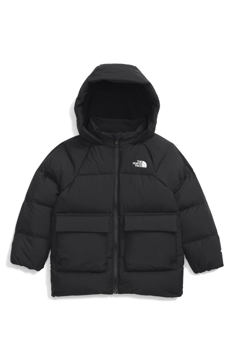 The North Face Kids' North Down Fleece Lined Parka, Main, color, Tnf Black