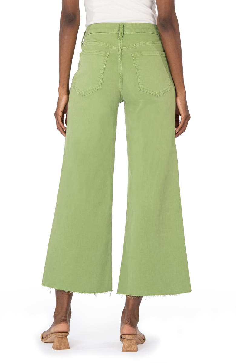 KUT from the Kloth Meg Raw Hem High Waist Ankle Wide Leg Jeans, Alternate, color,