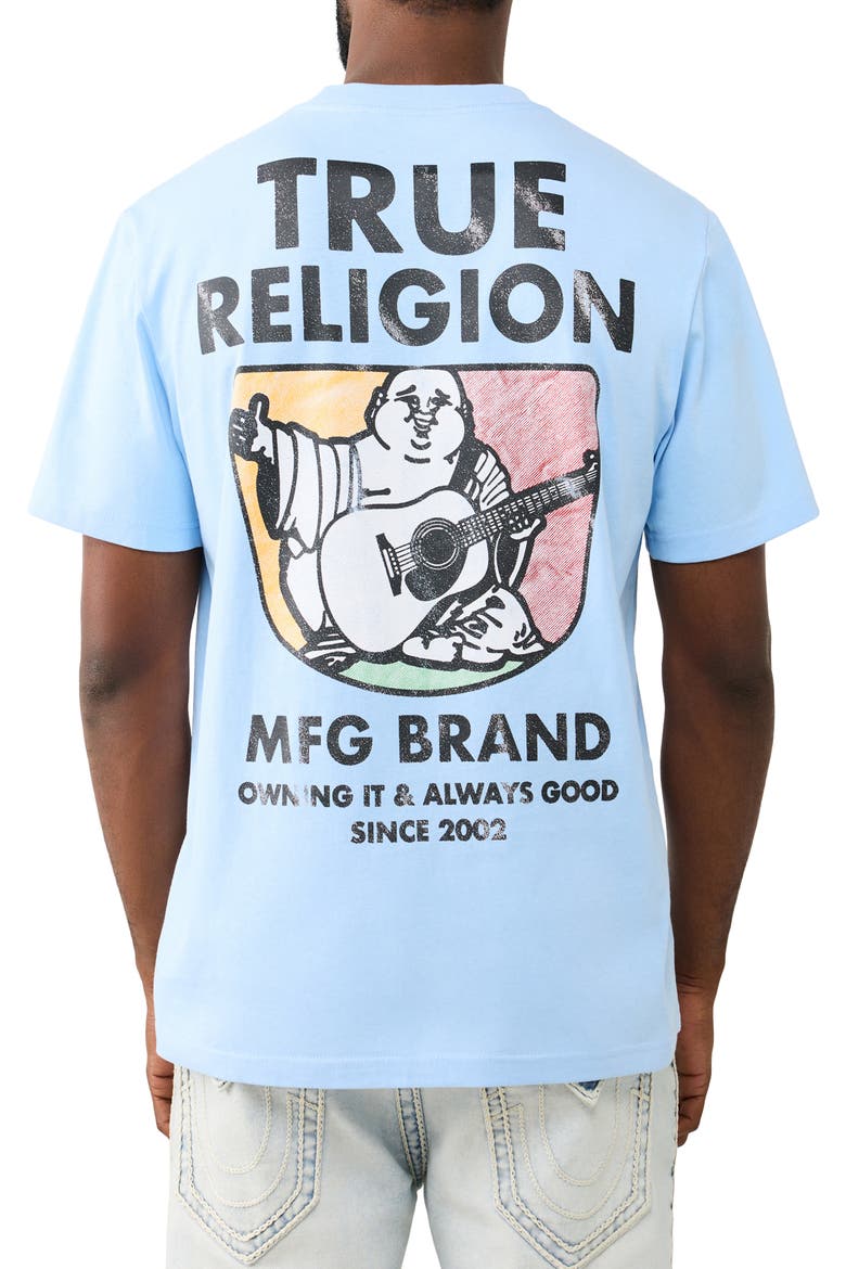 Buddha MFG Cotton Graphic T-Shirt, Alternate, color, BLUE BELL