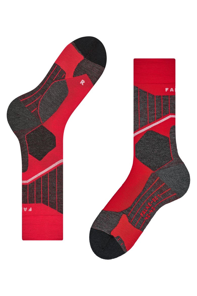 SC1 Cross Country Ski and Skate Socks, Alternate, color, Lipstick