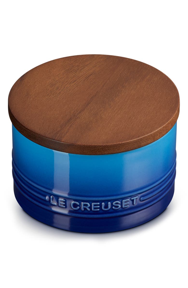 Le Creuset Signature Stoneware 16-Ounce Storage Canister, Alternate, color, Marseille