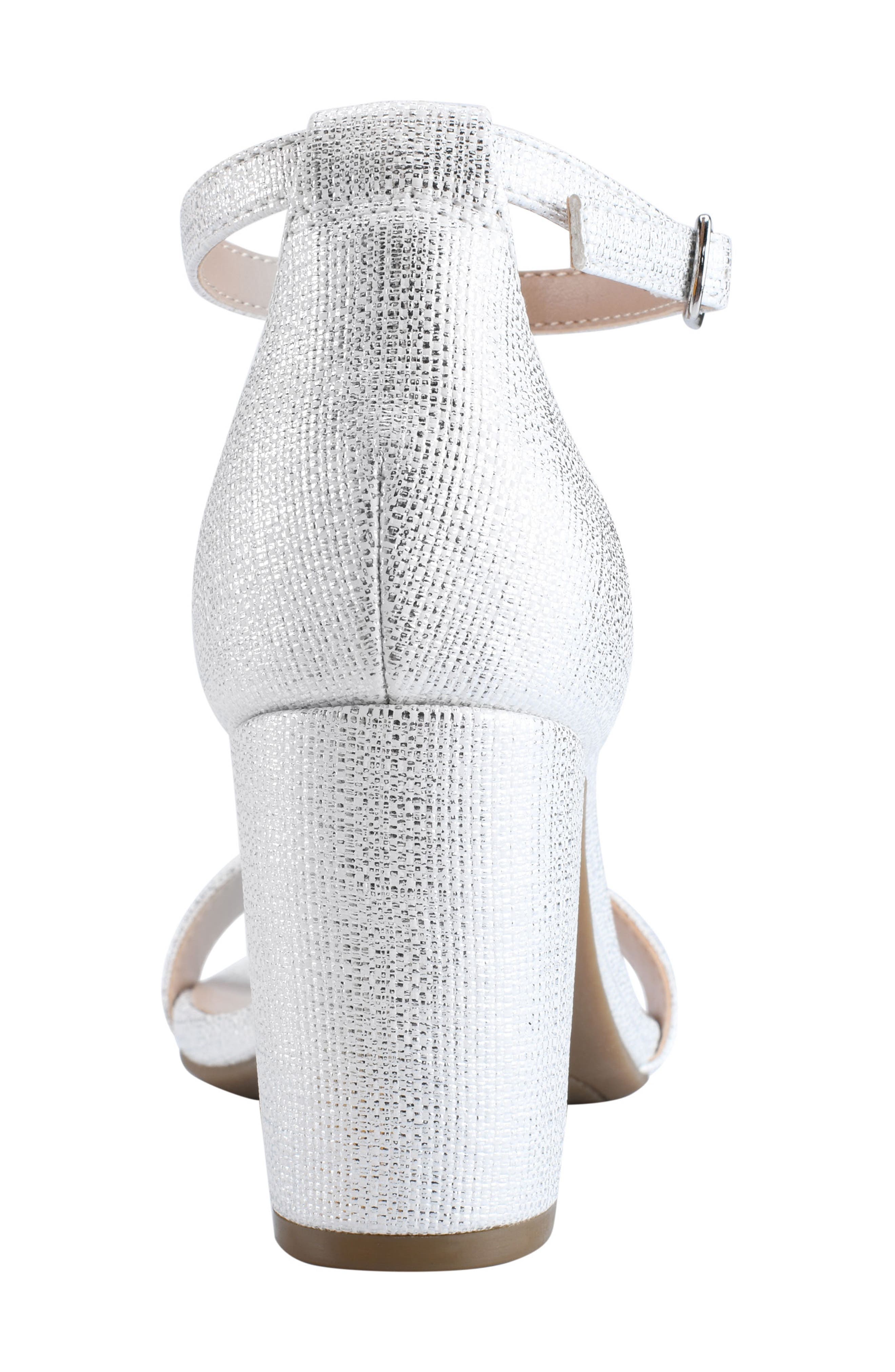 Armory Ankle Strap Sandal, Alternate, color, SILVER