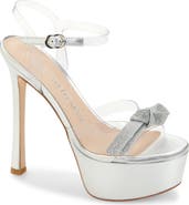 Stuart Weitzman Mega Bow Platform Sandal