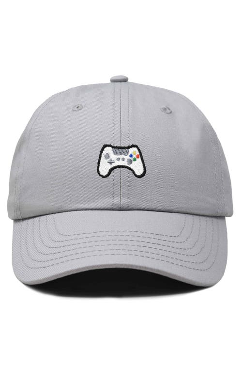 Dalix Game Controller Embroidered Hat In Gray