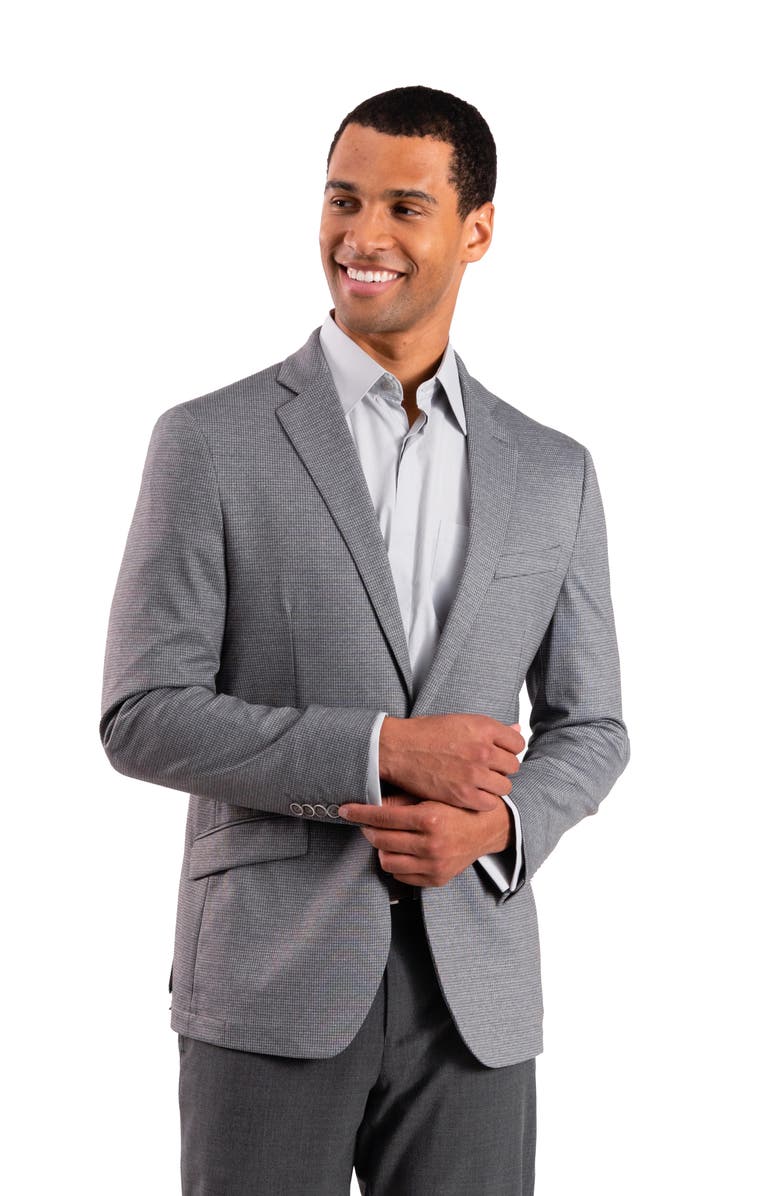 SAVILE ROW CO Tic Knit Sport Coat, Alternate, color, Grey