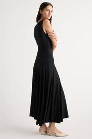 Modern Citizen Tamsin Ruched Drop-Waist Maxi Dress