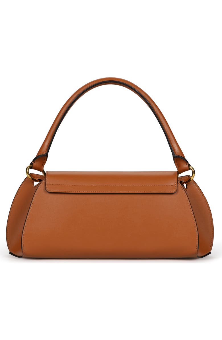 NOIRGAZE Scallop Calf Leather Bag, Alternate, color, Tan