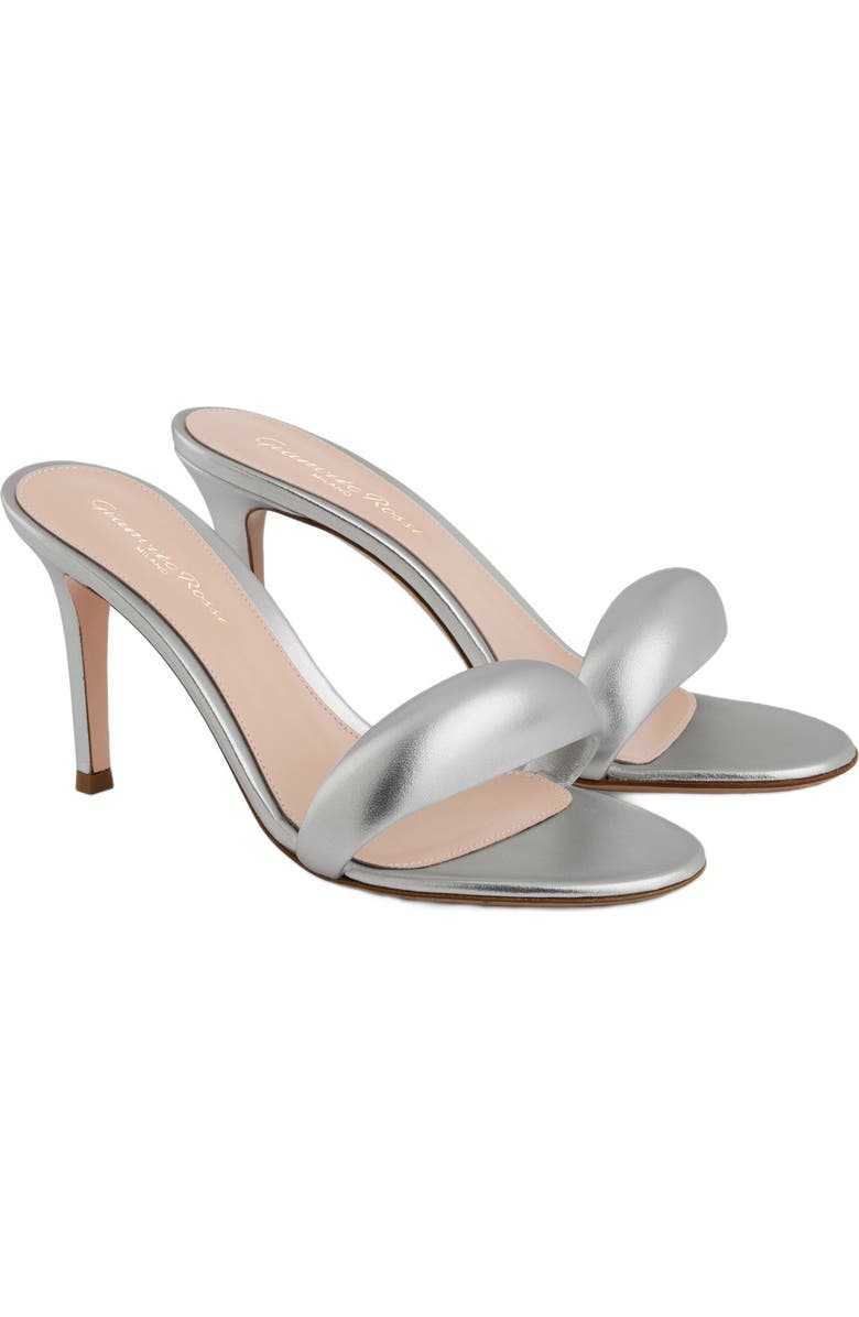 Gianvito Rossi Bijoux Mule 85, Alternate, color, Silver