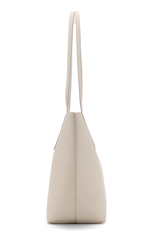Mango Double Handle Shopper Tote In White