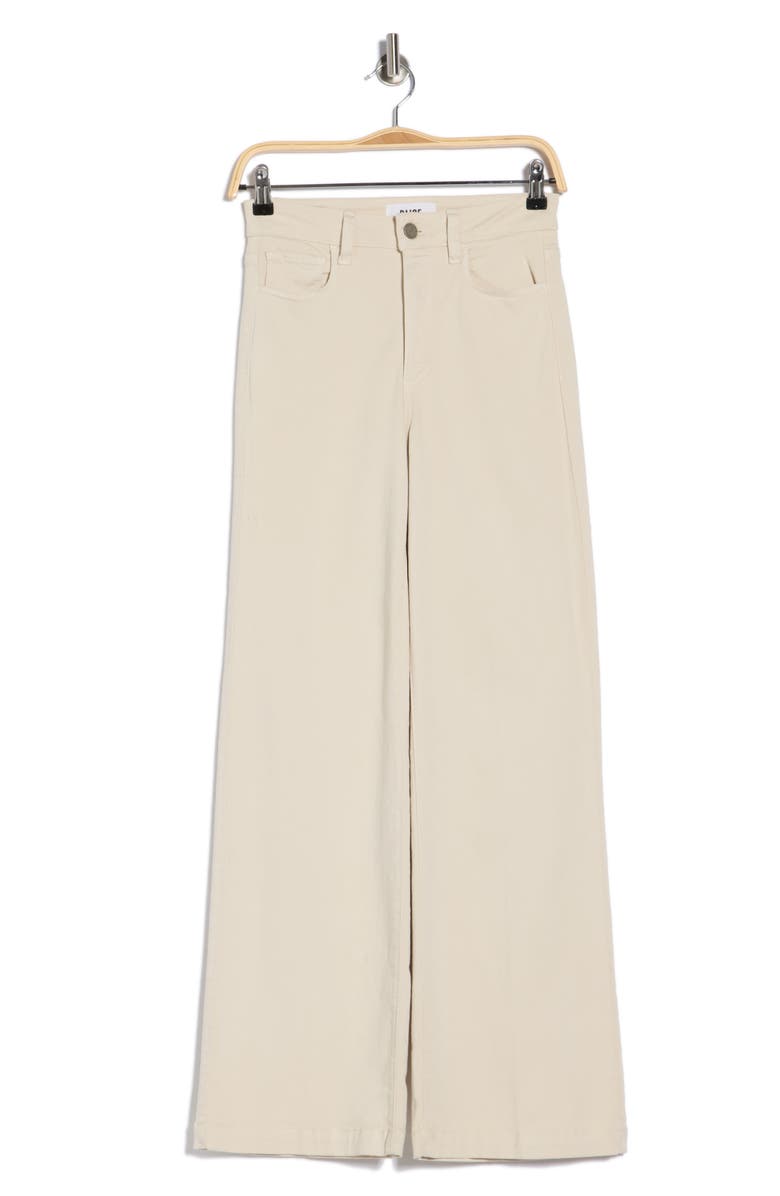 PAIGE Genesee High Waist Wide Leg Jeans, Main, color, Nuetral