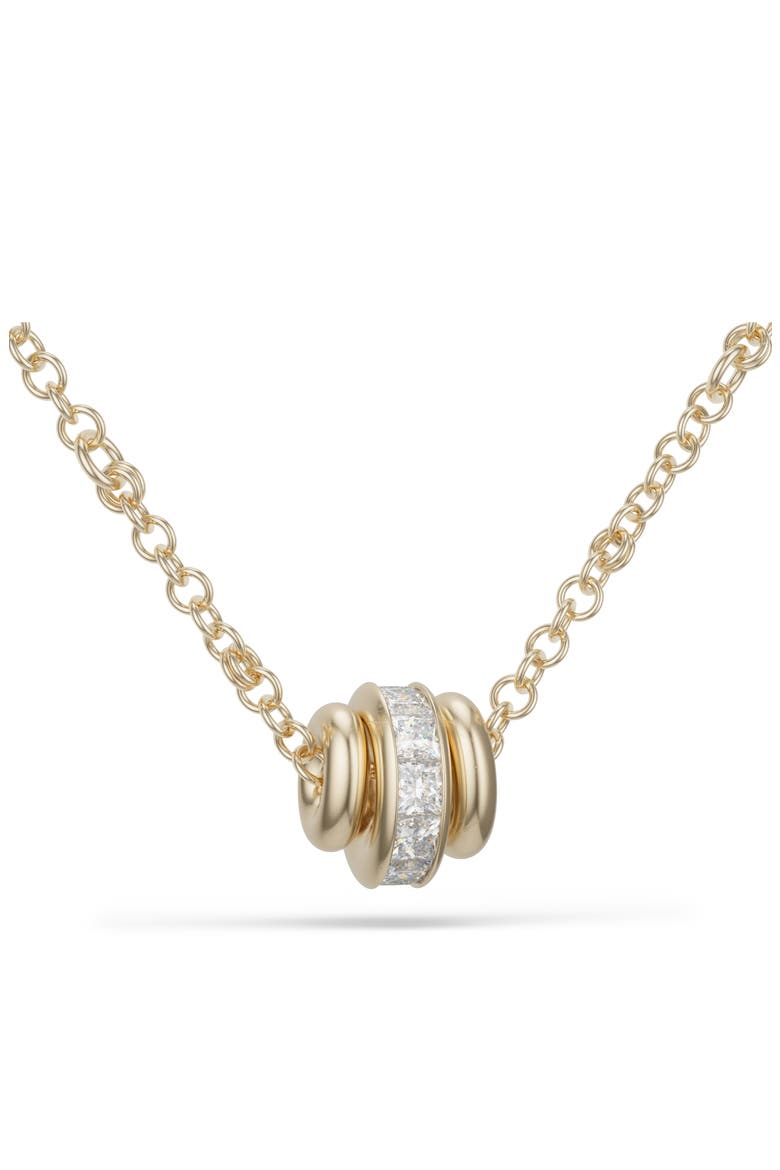 Gravity Diamond Necklace, Main, color, YELLOW GOLD
