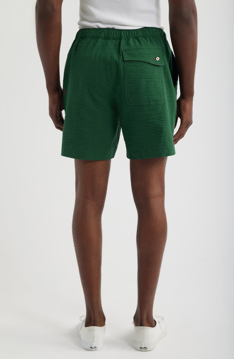 Imperfects Mr. Lynch's Easy Rider Seersucker Shorts, Alternate, color, Irish Racing Green