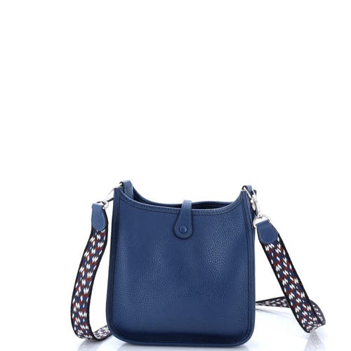 Pre-owned Hermes Hermes Evelyne Bag Gen Iii Maurice Tpm In Blue