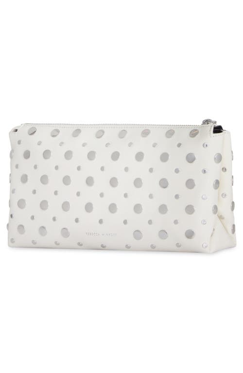 Rebecca Minkoff Ayla Stud Faux Leather Clutch