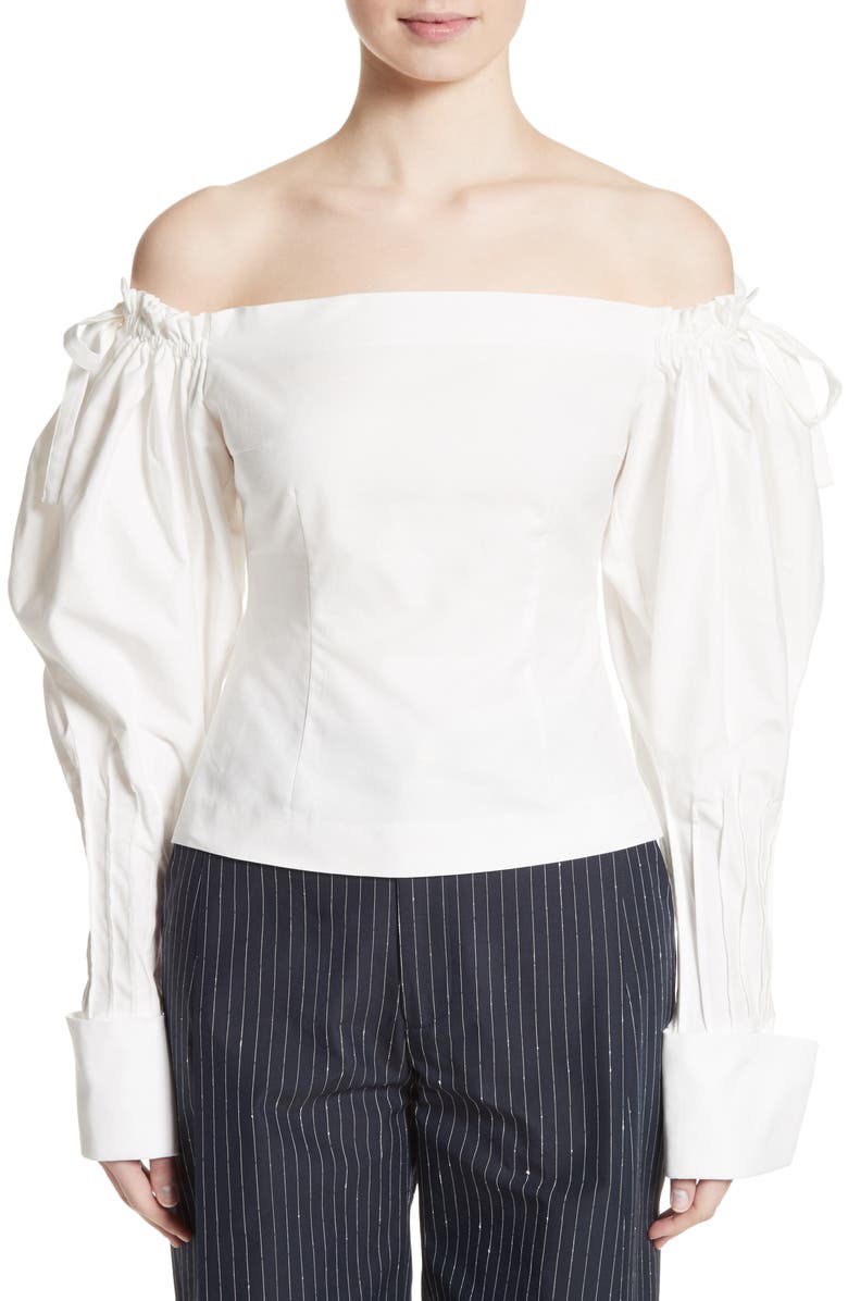 Jacquemus Le Top Provence Off the Shoulder Top, Main, color,