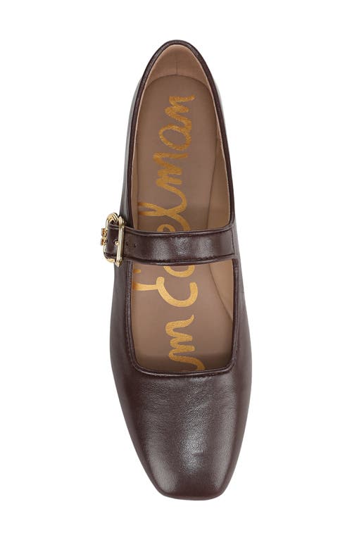 Sam Edelman Michaela Mary Jane Flat In Brown