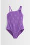 Kids' One-Shoulder One-Piece Swimsuit