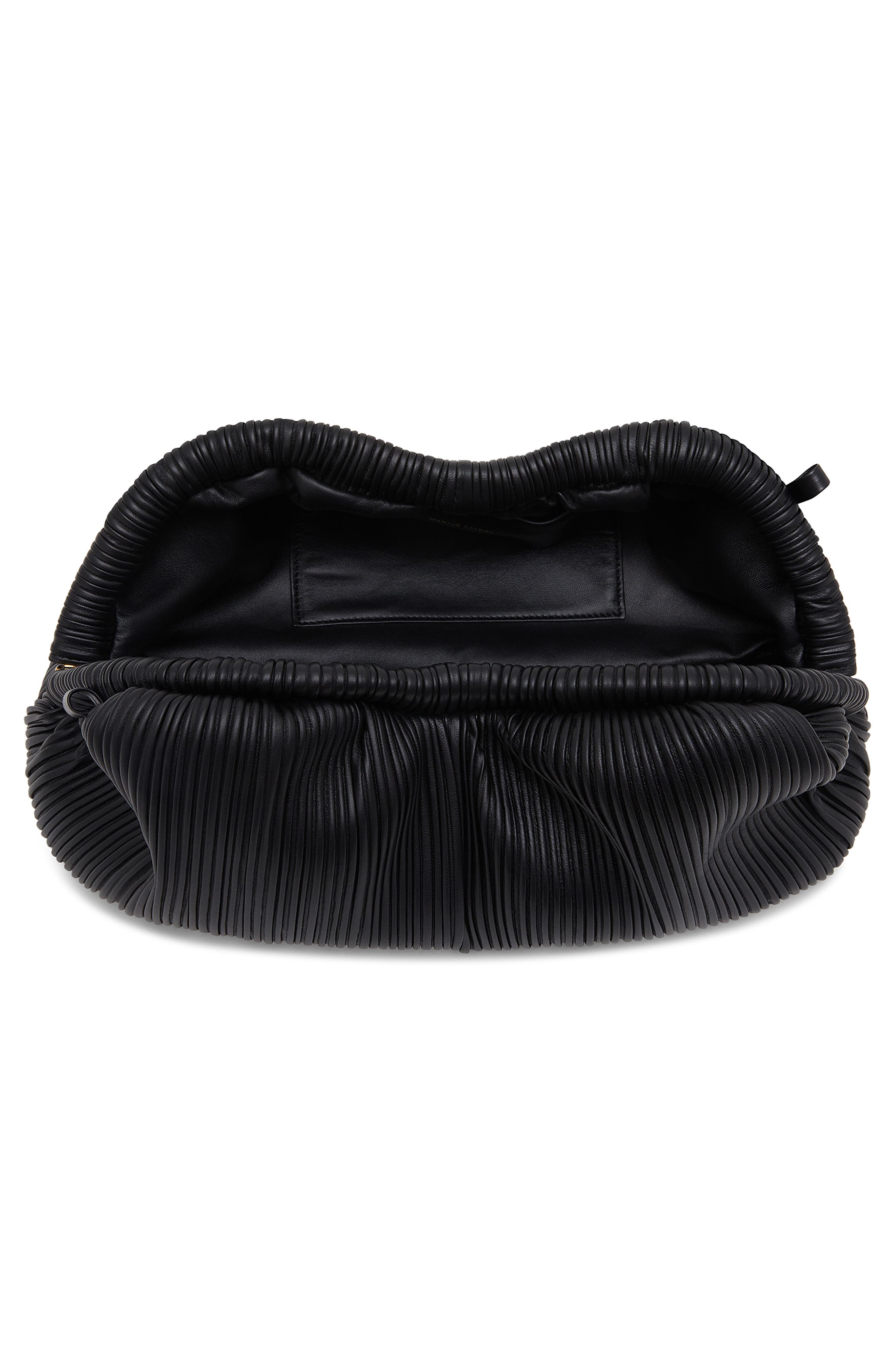 Mansur Gavriel Cloud Plissé Leather Clutch, Alternate, color, 