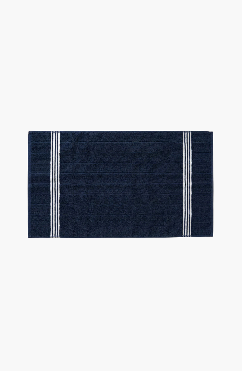 Italic Nautilus Bath Sheet Set, Alternate, color, Navy / White