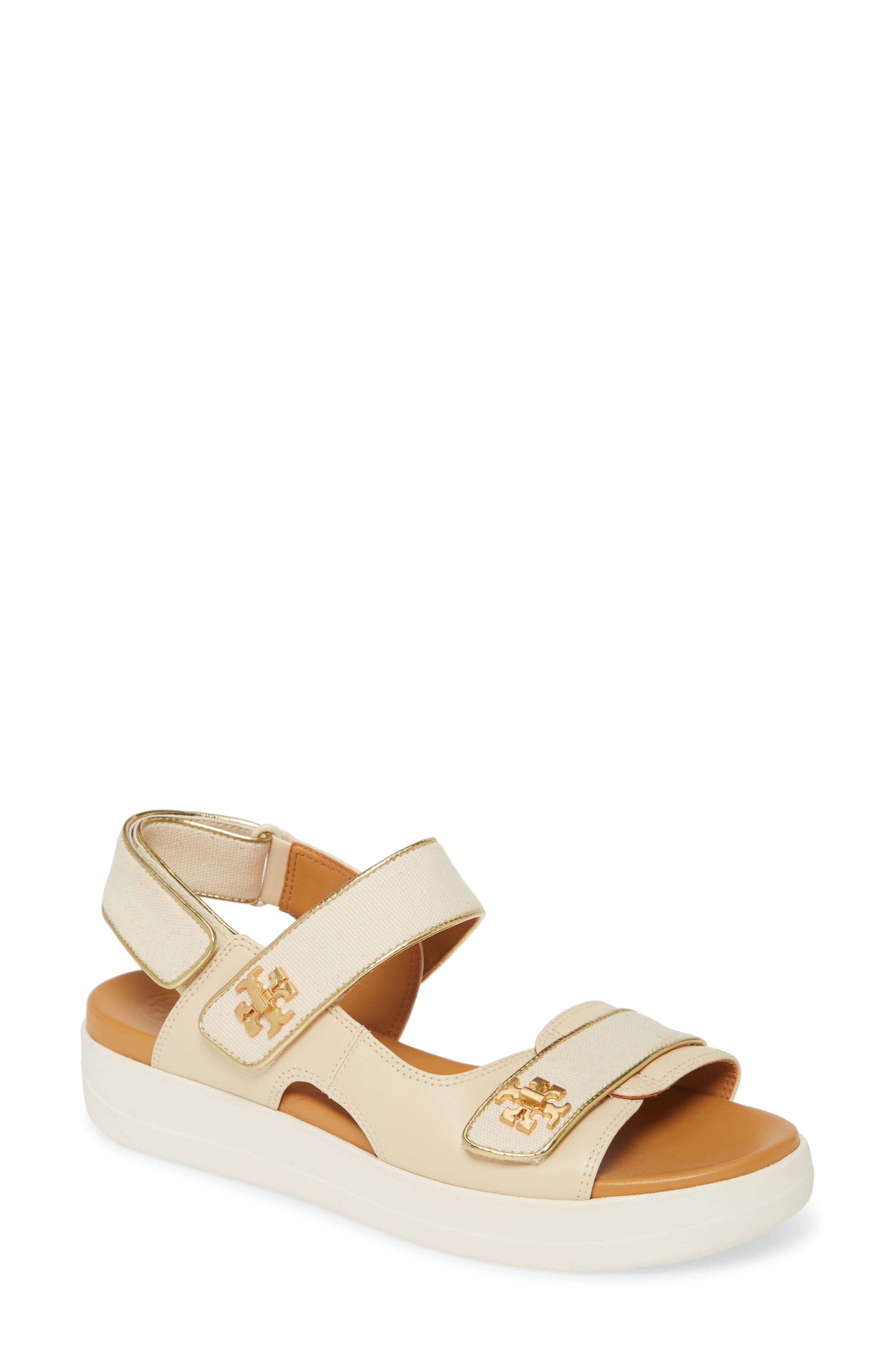 Tory Burch Kira Logo Slingback Sandal, Main, color, 