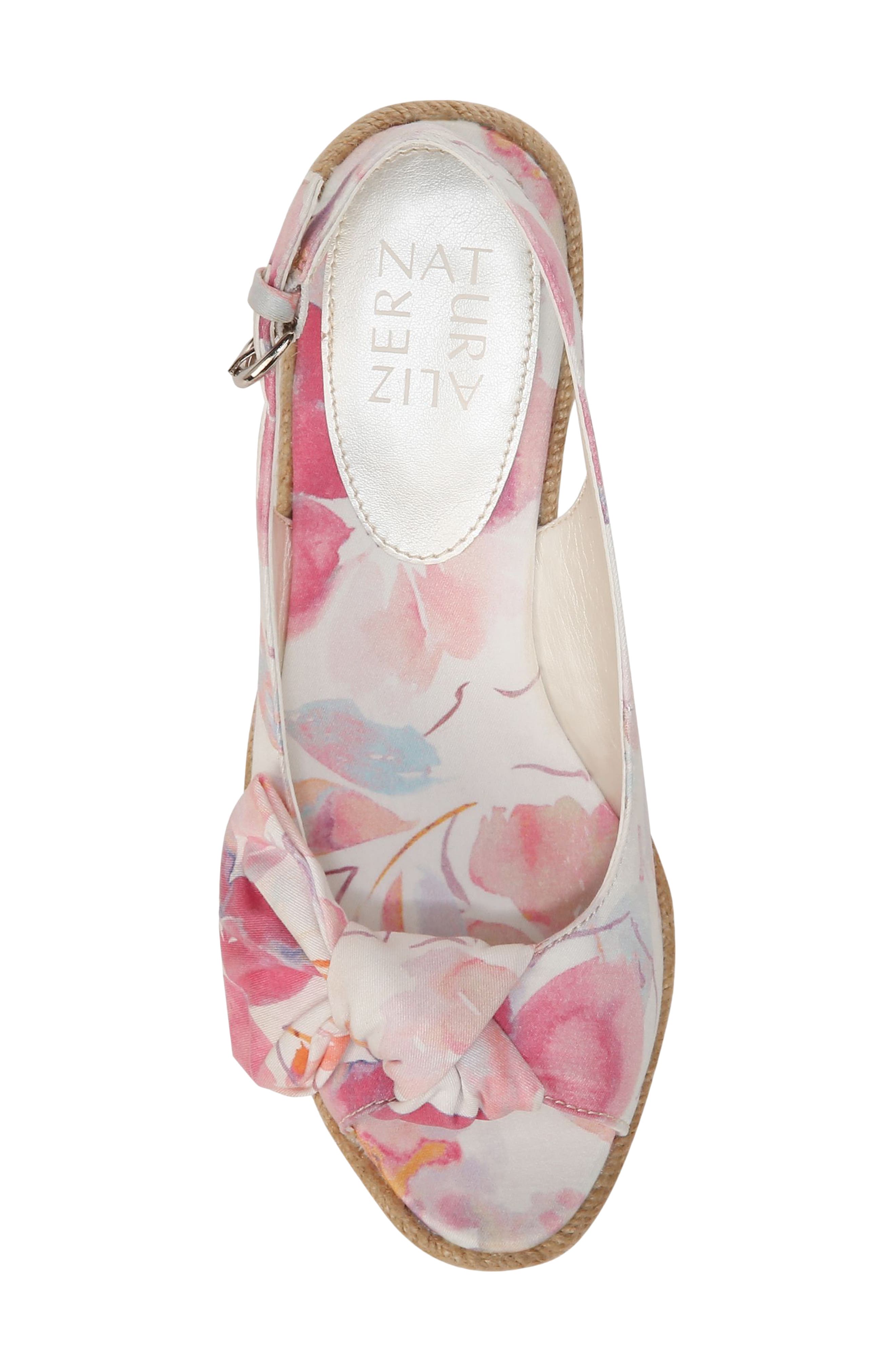 Naturalizer Bettina Slingback Espadrille Wedge Sandal, Alternate, color, 