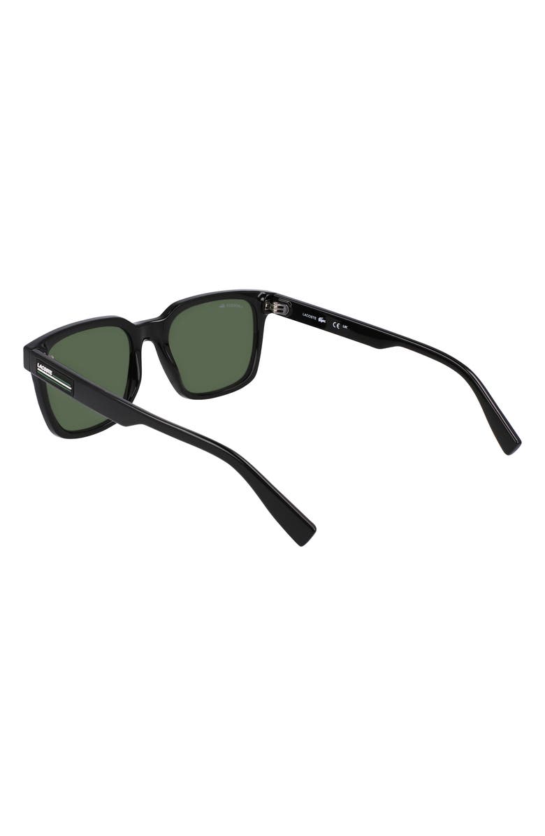 Lacoste Sport 54mm Square Sunglasses, Alternate, color, Black