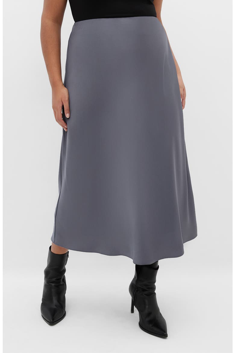 Miranda Midi Skirt, Main, color, SLATE