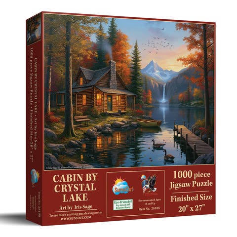 Cabin by Crystal Lake 1000 piece Jigsaw Puzzle for Adults