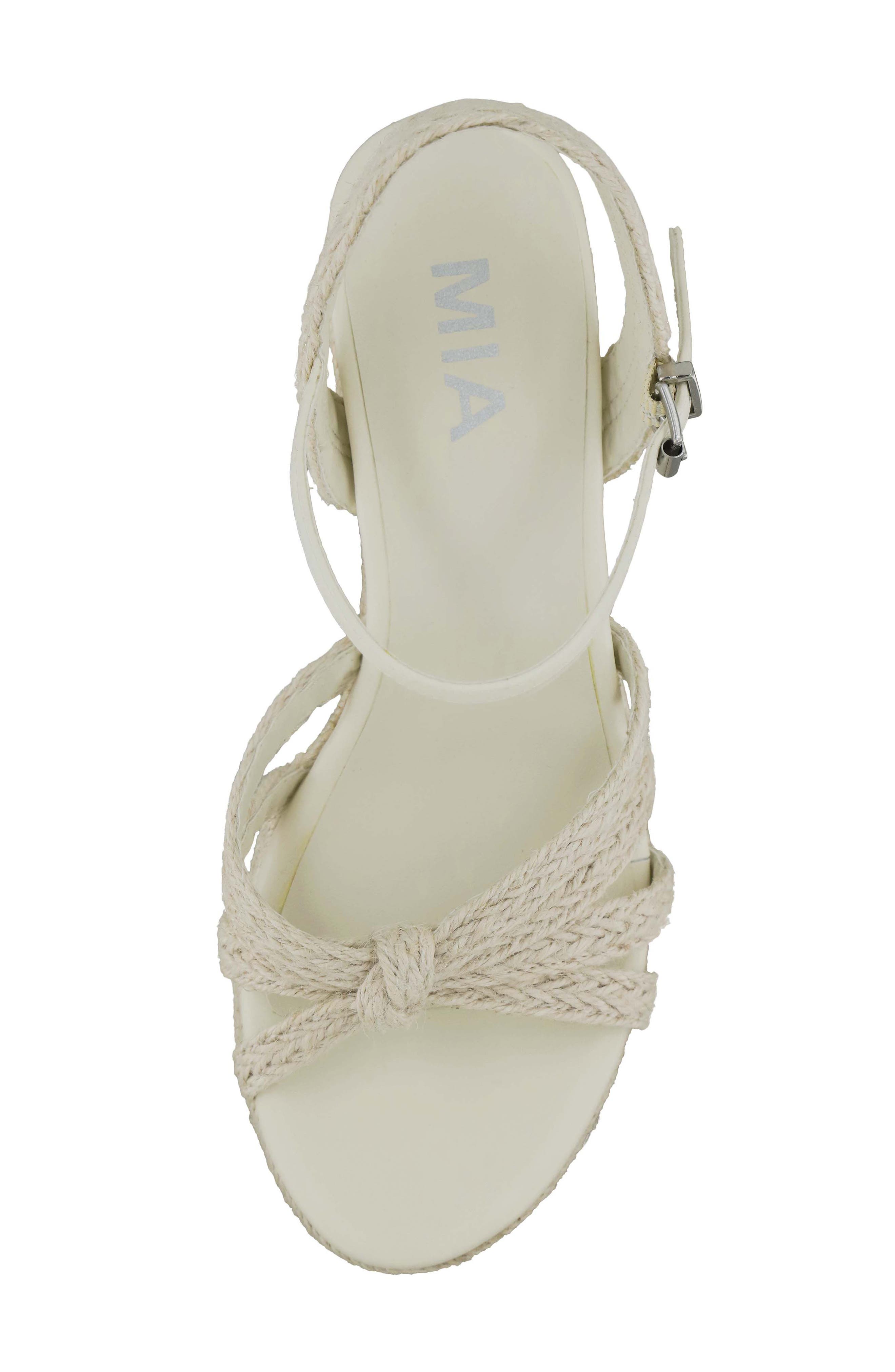 MIA Ashlee Platform Wedge Sandal, Alternate, color, 