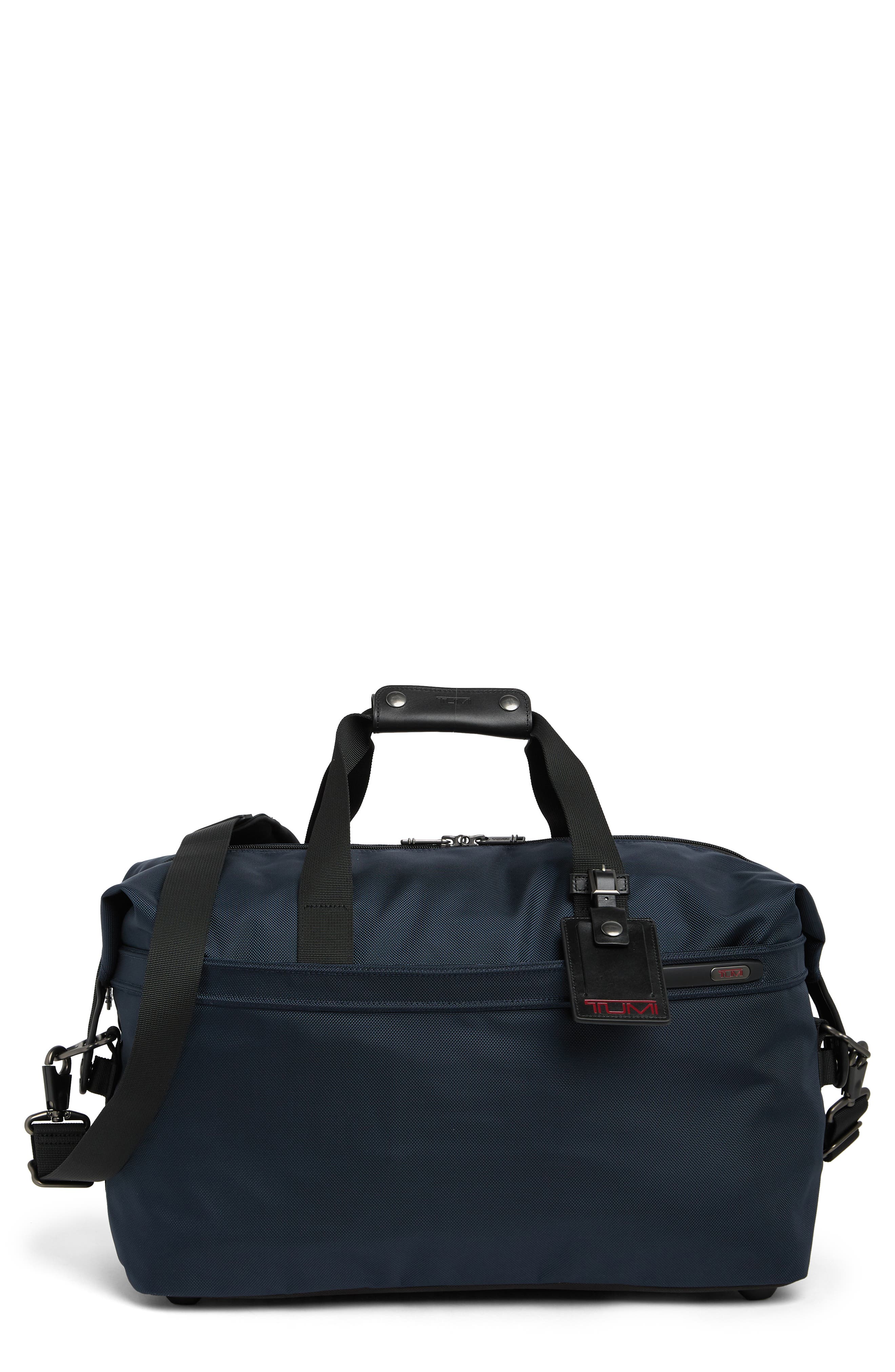 Expansion Travel Satchel, Main, color, NAVY