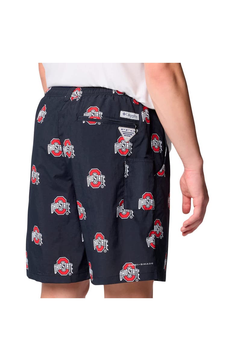 Columbia Men's Columbia Black Ohio State Buckeyes Big & Tall Backcast Shorts, Alternate, color, Black