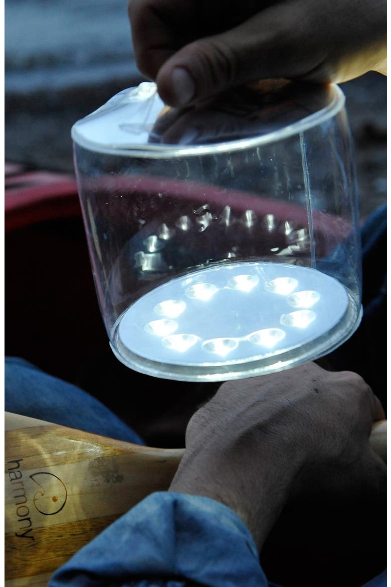 'Outdoor' Inflatable Solar Lantern, Alternate, color, CLEAR