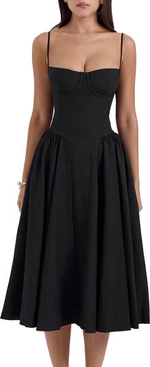 Samaria Underwire Fit & Flare Cocktail Dress