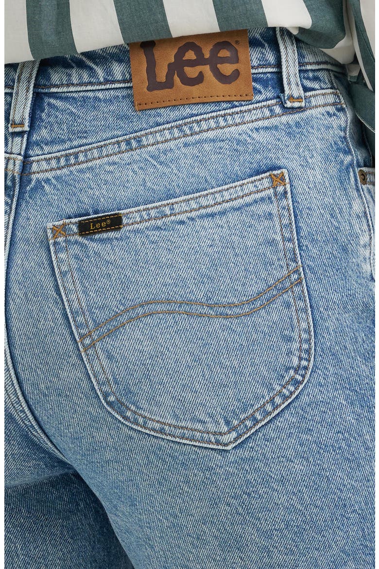 High Waist Kick Bootcut Jeans, Alternate, color, PARTLY IN BLUE