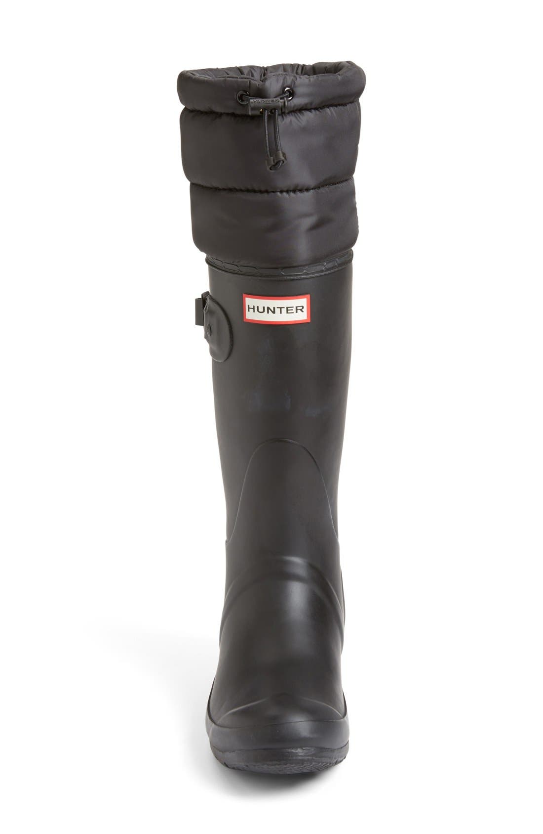 Hunter 'Original - Quilted Cuff' Rain Boot, Alternate, color, 