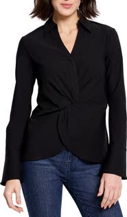 NIC+ZOE Wonderstretch Twist Front Top