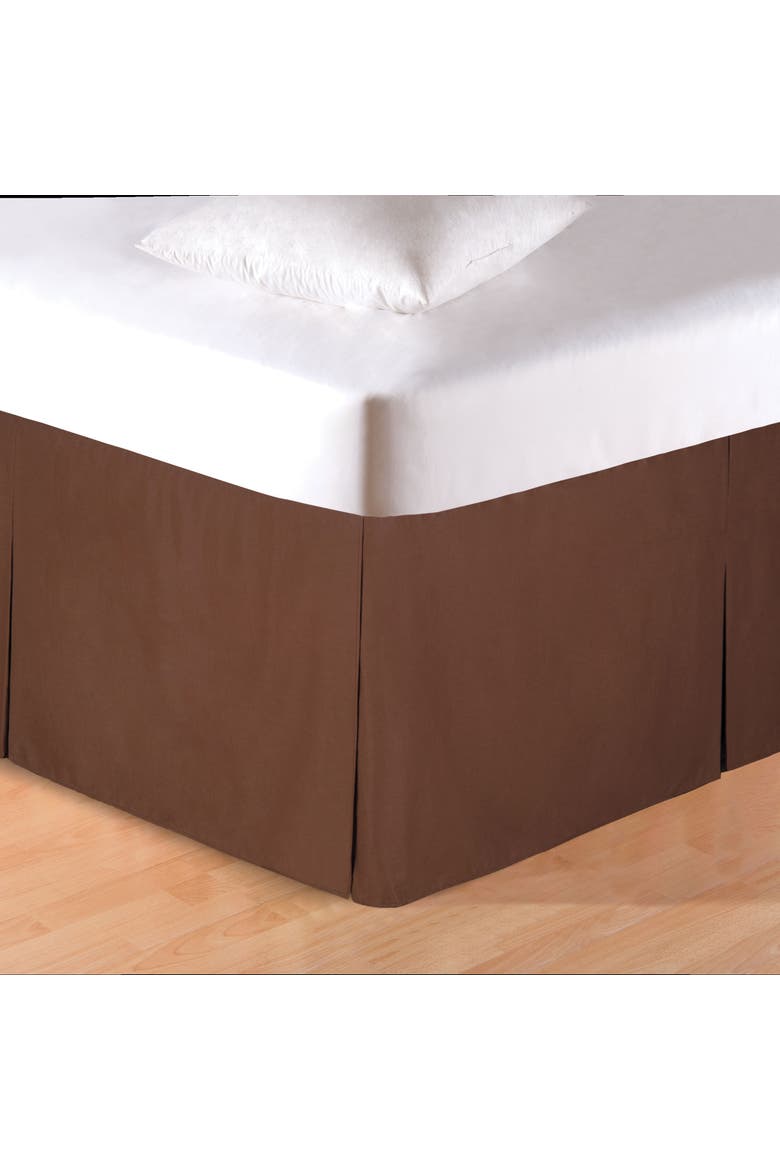 Brown Bed Skirt, Main, color, Brown