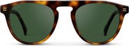 WMP Eyewear Axel - 51mm Rounded Aviator Polarized Sunglasses