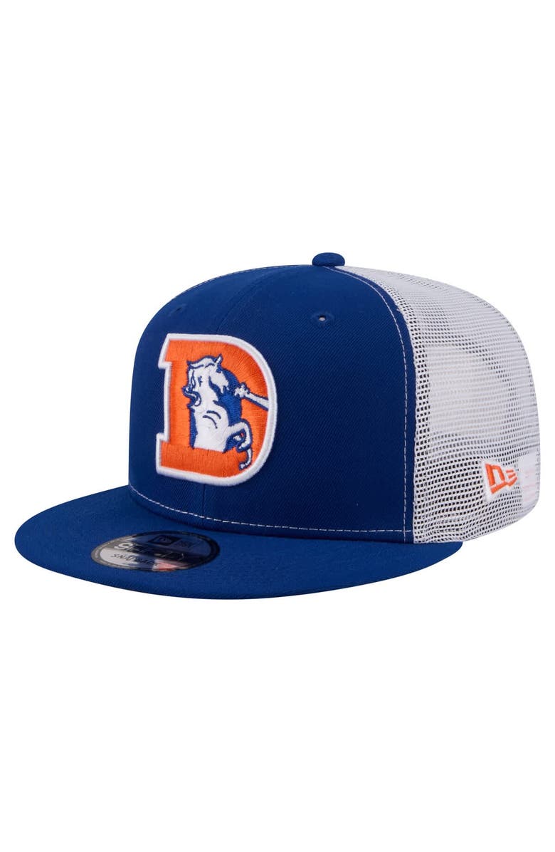 New Era Men's New Era  Royal Denver Broncos Core Team 9FIFTY Trucker Snapback Hat, Main, color, Royal