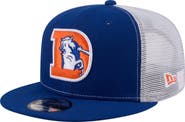 New Era Men's New Era Royal Denver Broncos Core Team 9FIFTY Trucker Snapback Hat