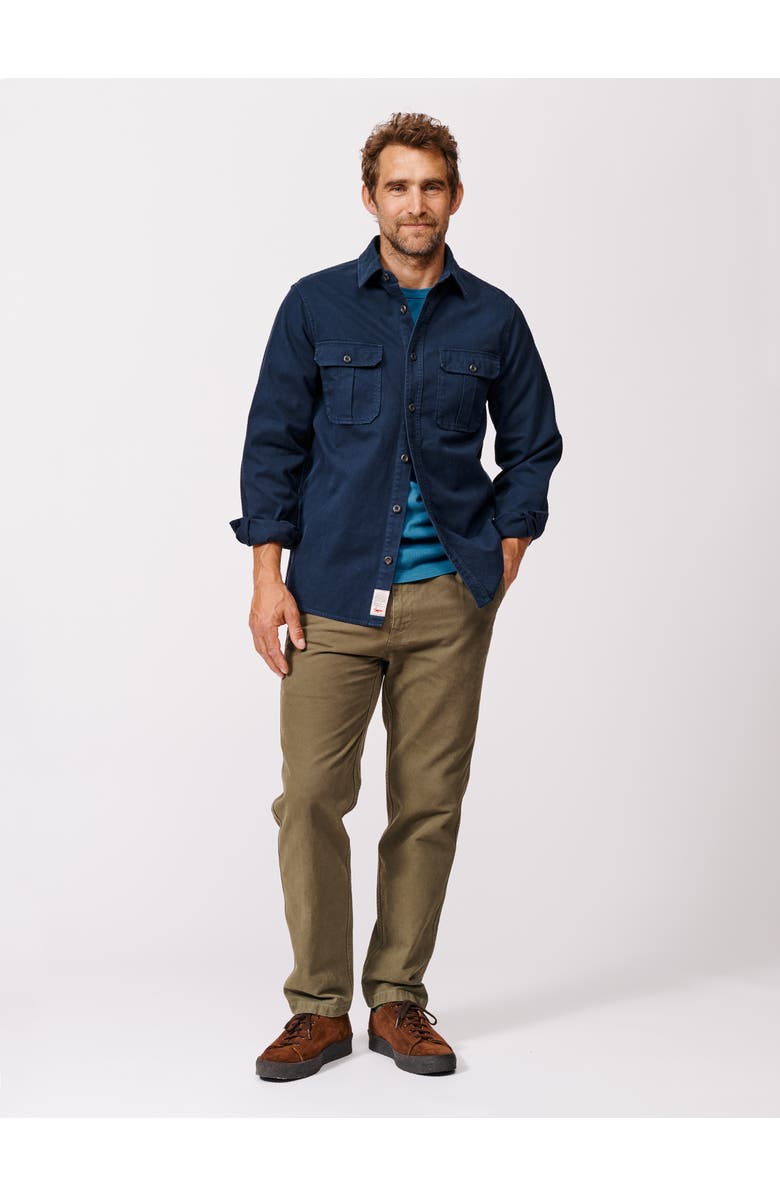 Aubin Dovedale Overshirt, Alternate, color, Navy