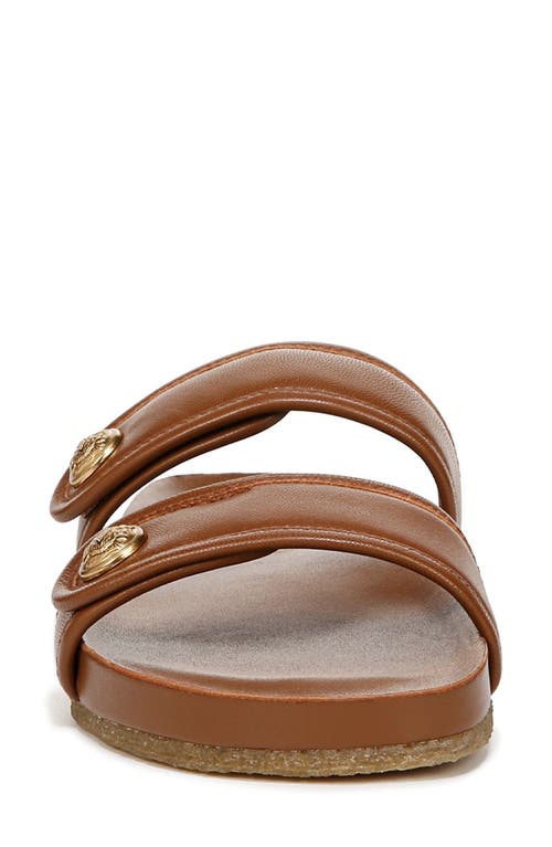 Veronica Beard Percey Slide Sandal In Caramel