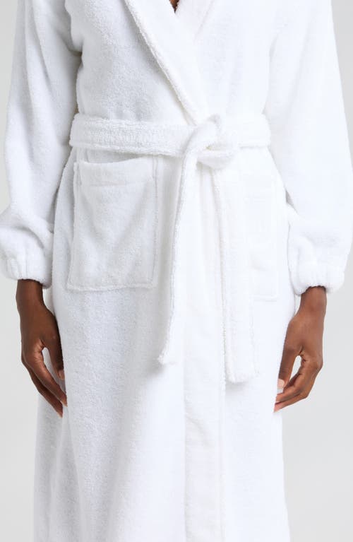 Lunya Spa Terry Robe In Sincere White