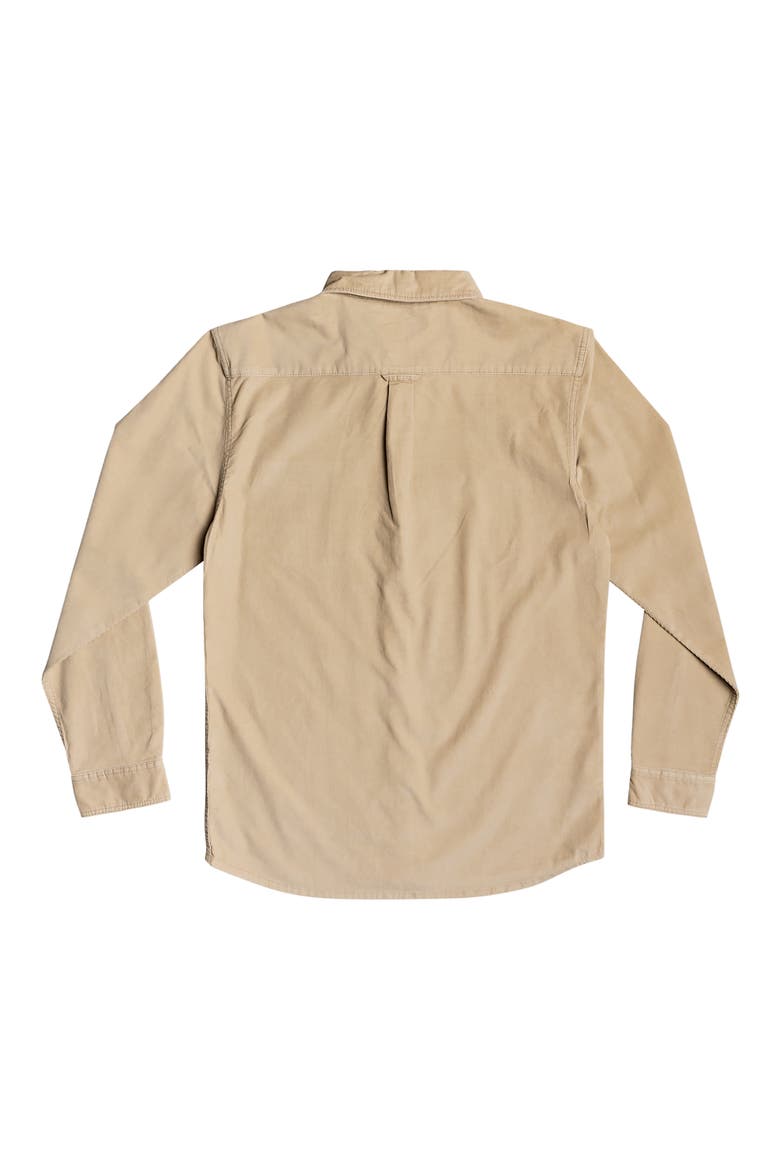 Smoke Trail Button-Up Corduroy Shirt, Alternate, color, INCENSE