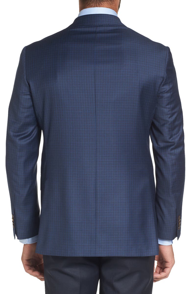 David Donahue Connor Classic Fit Check Wool Sport Coat, Alternate, color, 