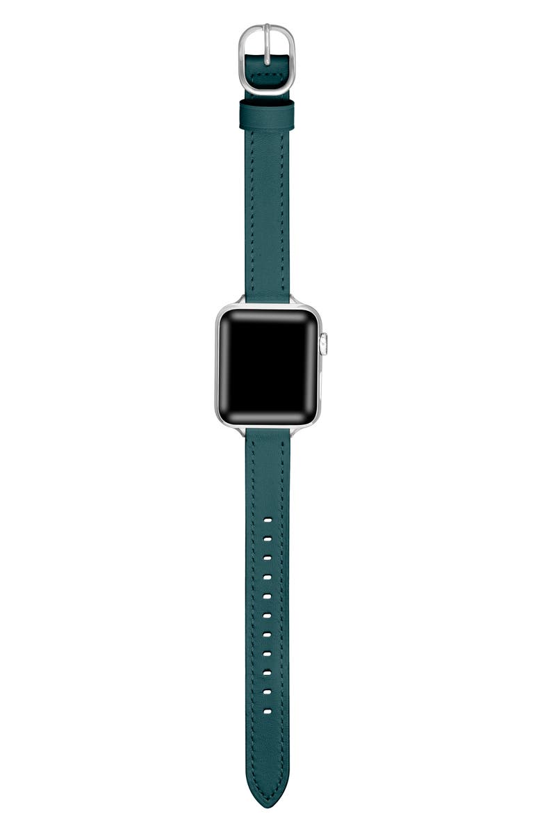 Posh Tech Carmen Skinny Leather Apple Watch<sup>®</sup> Watchband, Alternate, color, 
