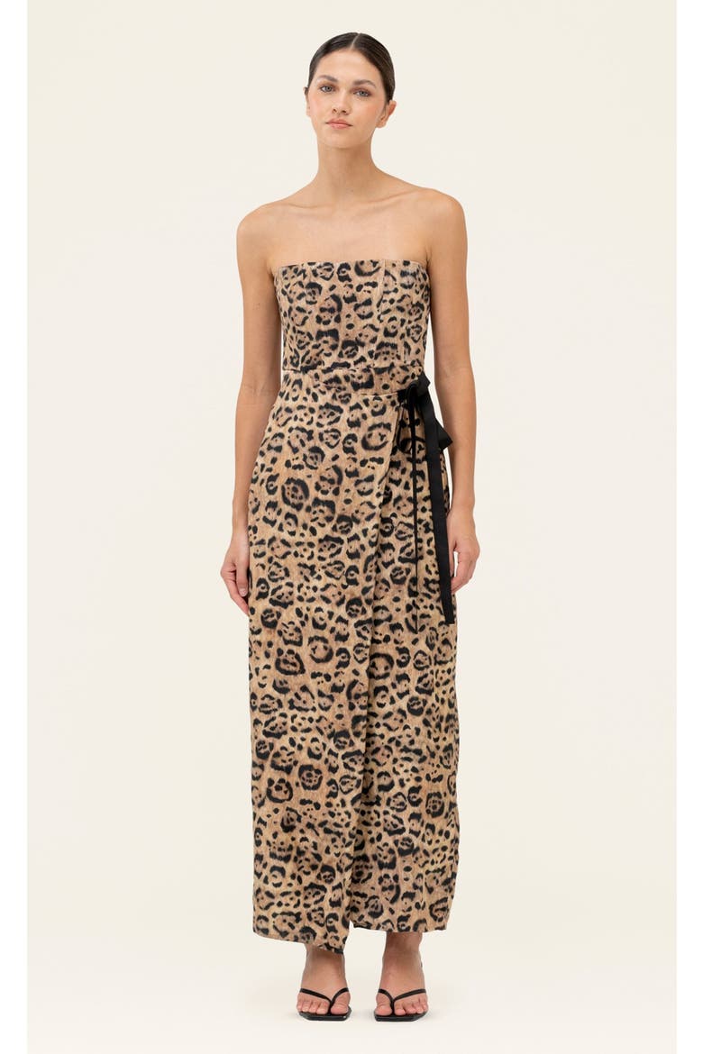 Cinefila Jaguar Maxi Dress, Alternate, color, Multi